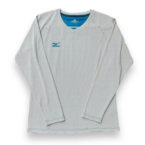 Mizuno Women’s Fastpitch Softball Training Top V-Neck Long Sleeve Size Large - Picture 1 of 6